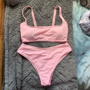 Pink bikini